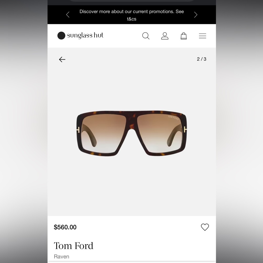 Tom Ford - Raven Sunglasses